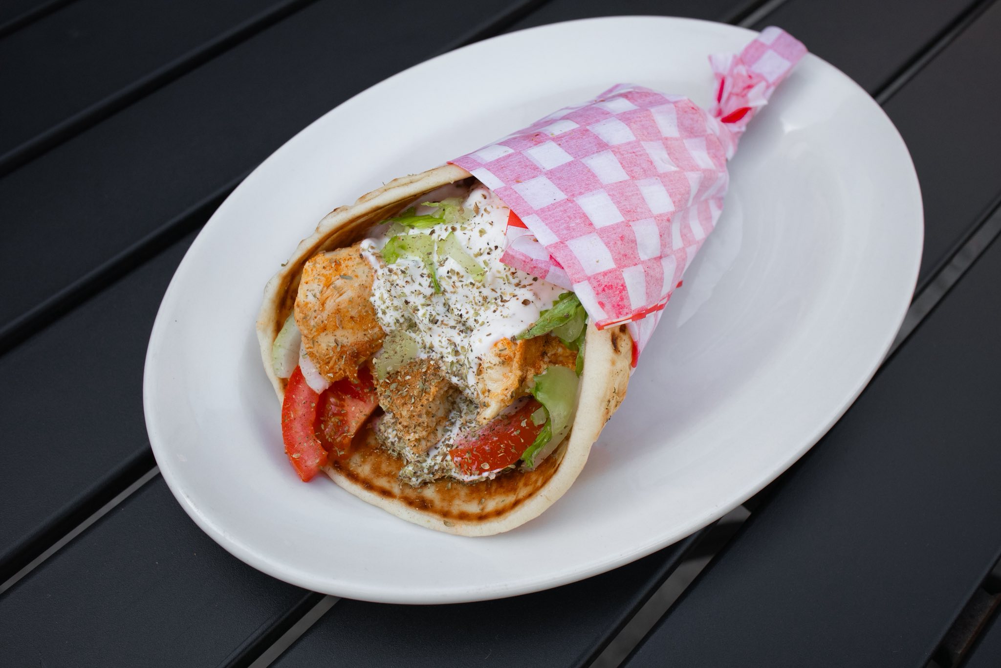 Enjoy one of our mouthwatering gyros